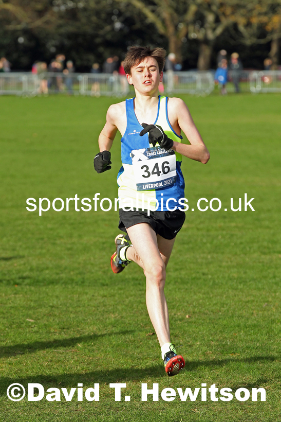 Boys under-15s, European Cross Country Championships Trials, Sefton Park, Liverpool. Photo: David T. Hewitson/Sports for All Pics